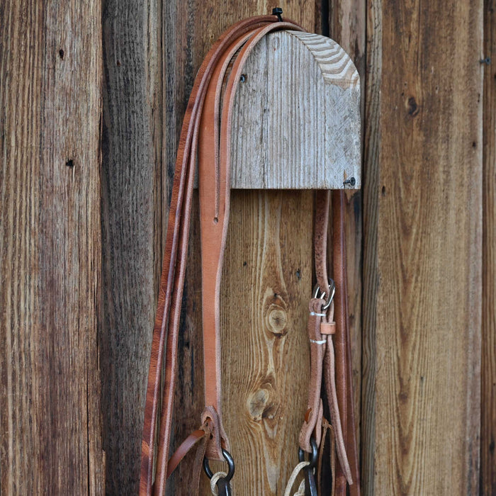 Kerry Kelley 10 Slow twist Snaffle Bridle Rig w/All New Leather