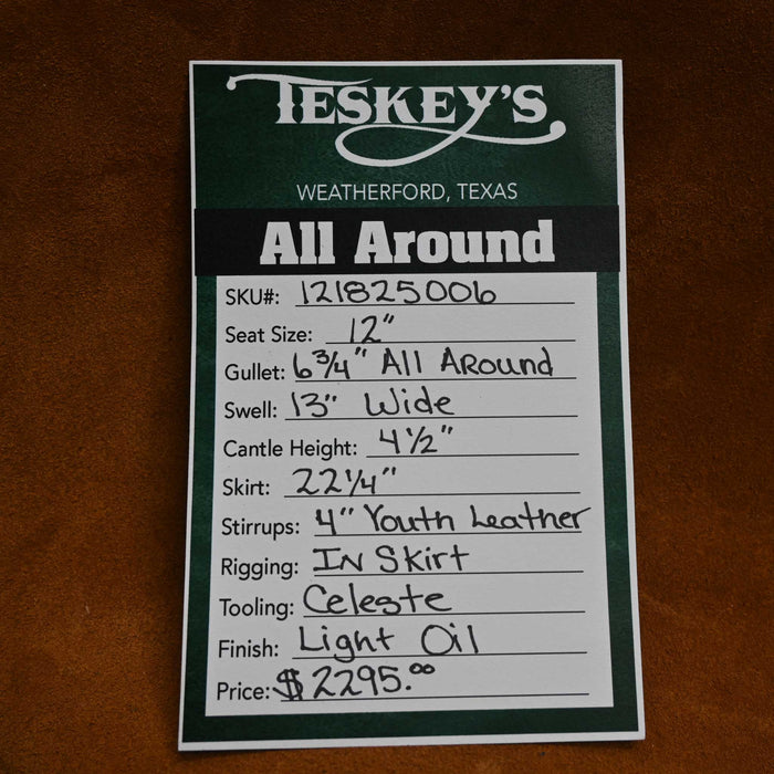 12" TESKEY'S ALL AROUND SADDLE