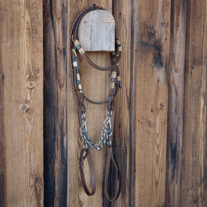 Professional's Choice 3pc Chain Bridle Rig w/Browband Headstall