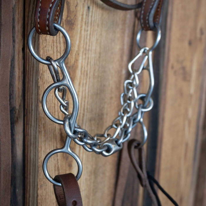 Professional's Choice 3pc Chain Bridle Rig w/Browband Headstall