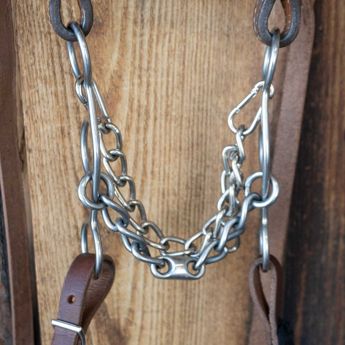Professional's Choice 3pc Chain Bridle Rig w/Browband Headstall