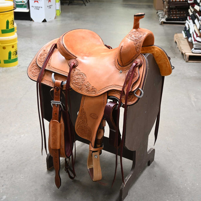 15" TESKEY'S PRO CUTTER RANCH CUTTER SADDLE