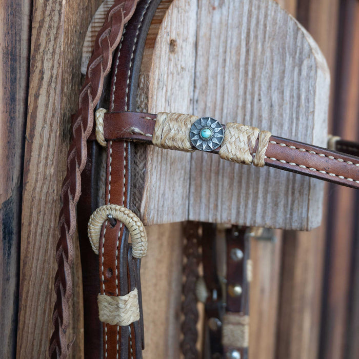 Professional's Choice 3pc Chain Bridle Rig w/Browband Headstall