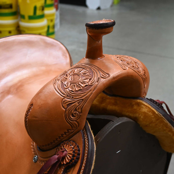 15" TESKEY'S PRO CUTTER RANCH CUTTER SADDLE