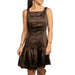 Rory Chocolate Mini Dress WOMEN - Clothing - Dresses Lulus