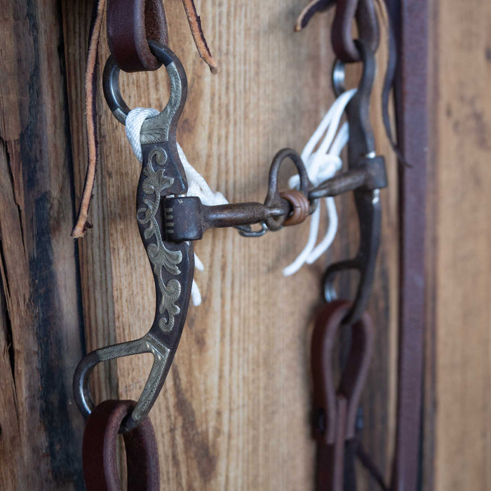 Cowpuncher Loose Port Bridle Rig w/Single Ear Headstall