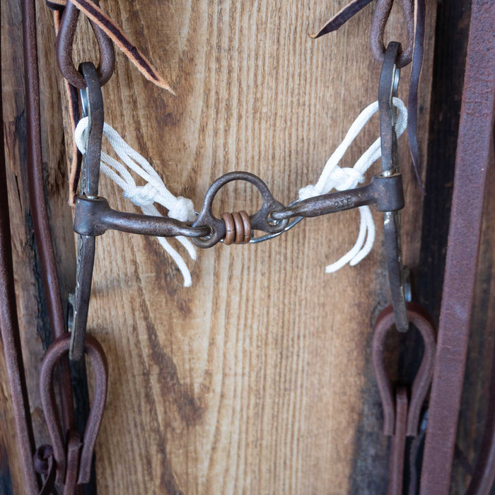Cowpuncher Loose Port Bridle Rig w/Single Ear Headstall