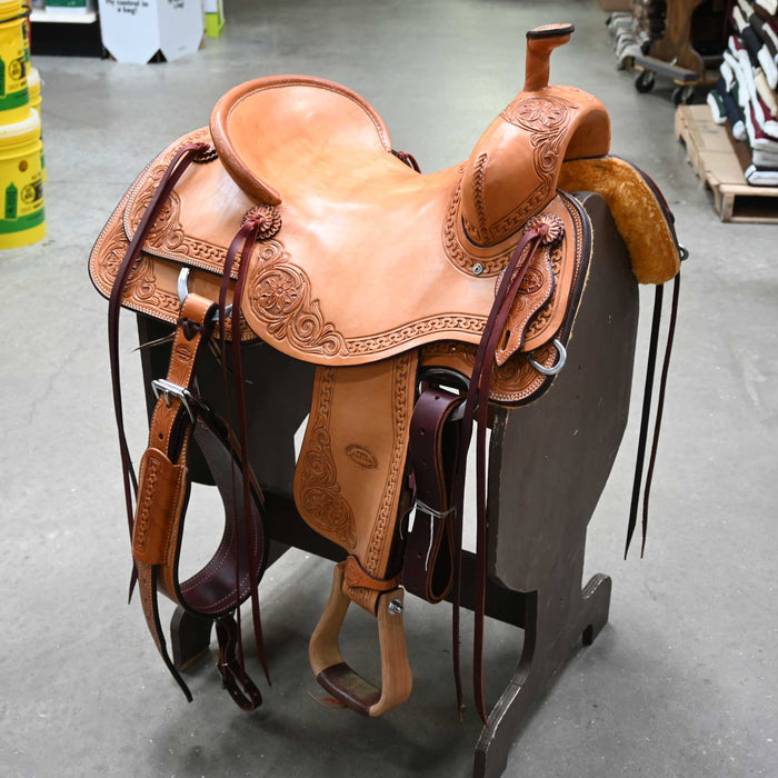 16" TESKEY'S PRO CUTTER RANCH CUTTER SADDLE