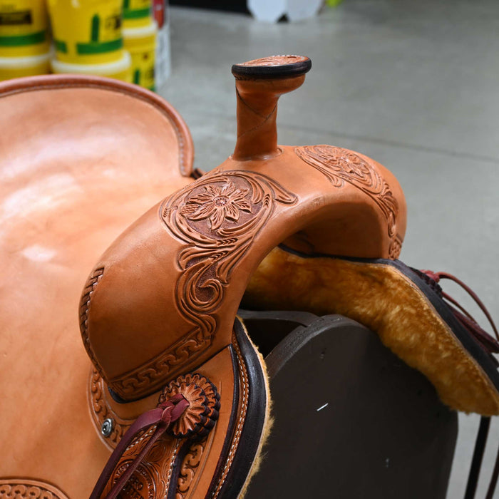 16" TESKEY'S PRO CUTTER RANCH CUTTER SADDLE
