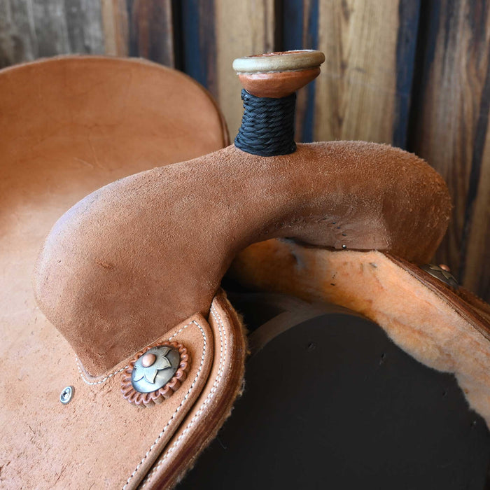 15" TESKEY'S TEAM ROPING SADDLE