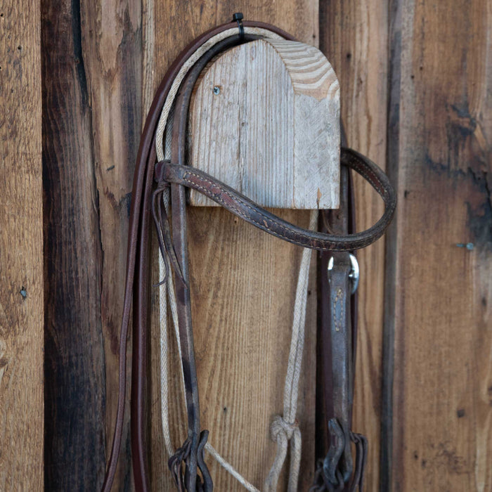 Cow Horse Supply Steel Nose SidePull Bridle Rig
