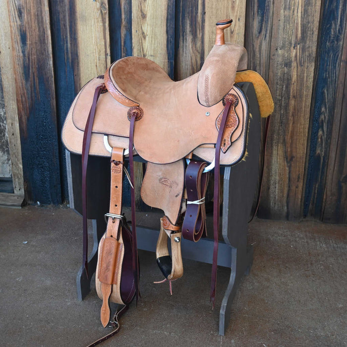 13" TESKEY'S PRO CUTTER RANCH CUTTER SADDLE