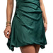 Guinevierre Strapless Emerald Mini Dress WOMEN - Clothing - Dresses Lulus
