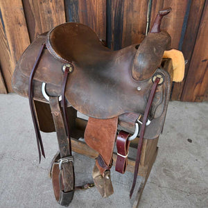 16" USED JEFF SMITH CUTTING SADDLE Saddles Jeff Smith   