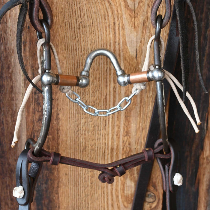 Kerry Kelley Silver Mounted Correction Bridle Rig w/All New Leather