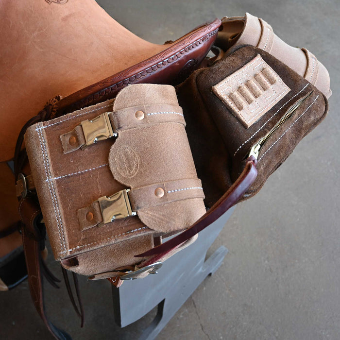 Handmade Justin Cargill Medicine Bags w/Quick Snaps