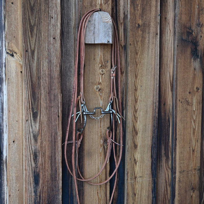 Kerry Kelley Silver Mounted 65 Square Port Bridle Rig w/All New Leather