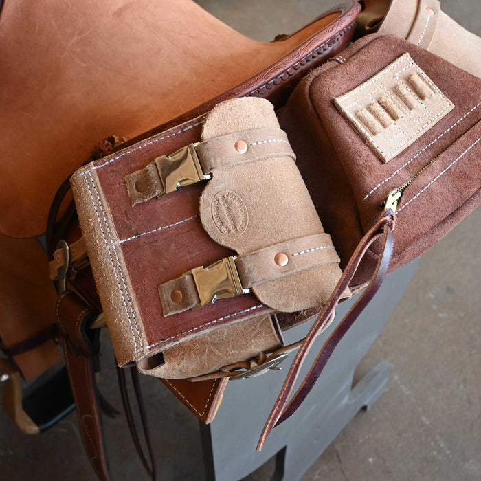 Handmade Justin Cargill Medicine Bags w/Quick Snaps
