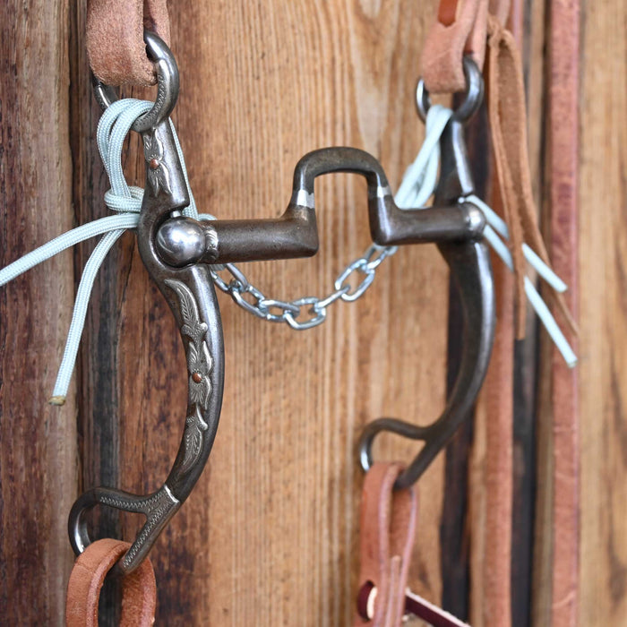 Kerry Kelley Silver Mounted 65 Square Port Bridle Rig w/All New Leather