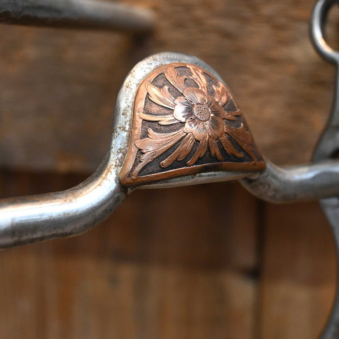 Kerry Kelley Silver Engraved 65 Hooded Port Bit