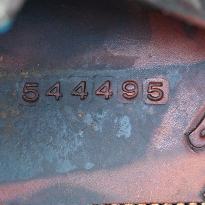 14" USED CACTUS TREVOR BRAZILE RELENTLESS CALF ROPING SADDLE