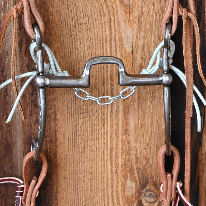 Kerry Kelley Silver Mounted 65 Square Port Bridle Rig w/All New Leather