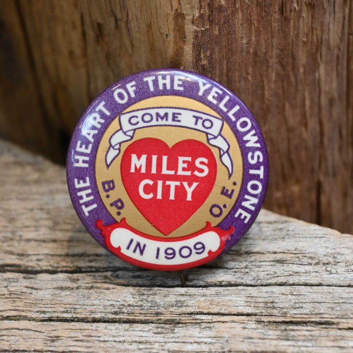 1909 Miley City Button