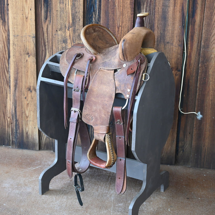 10" USED HEART OF TEXAS PONY SADDLE