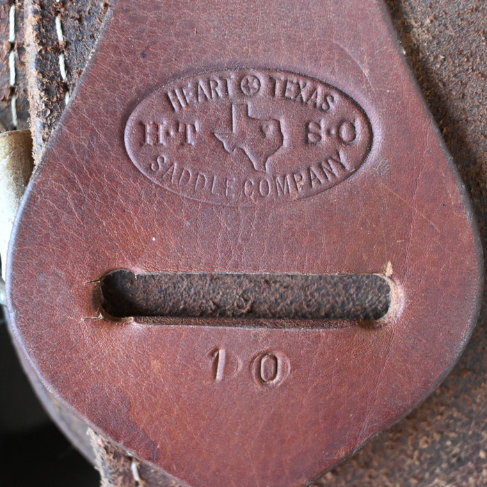 10" USED HEART OF TEXAS PONY SADDLE