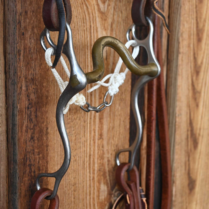 Roy Brass Port Bridle Rig w/All New Leather