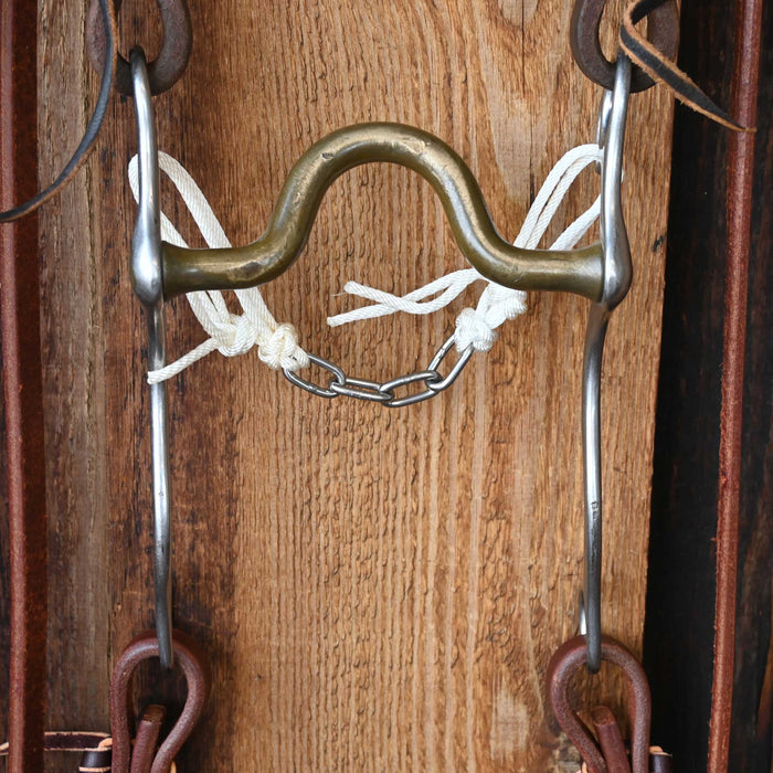 Roy Brass Port Bridle Rig w/All New Leather