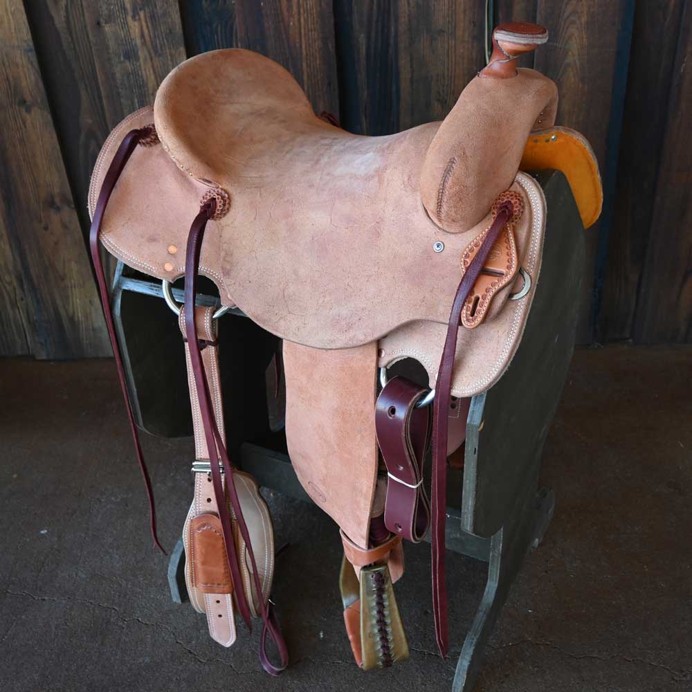 16" TESKEY'S STRIP DOWN RANCH SADDLE Saddles TESKEY'S SADDLERY LLC