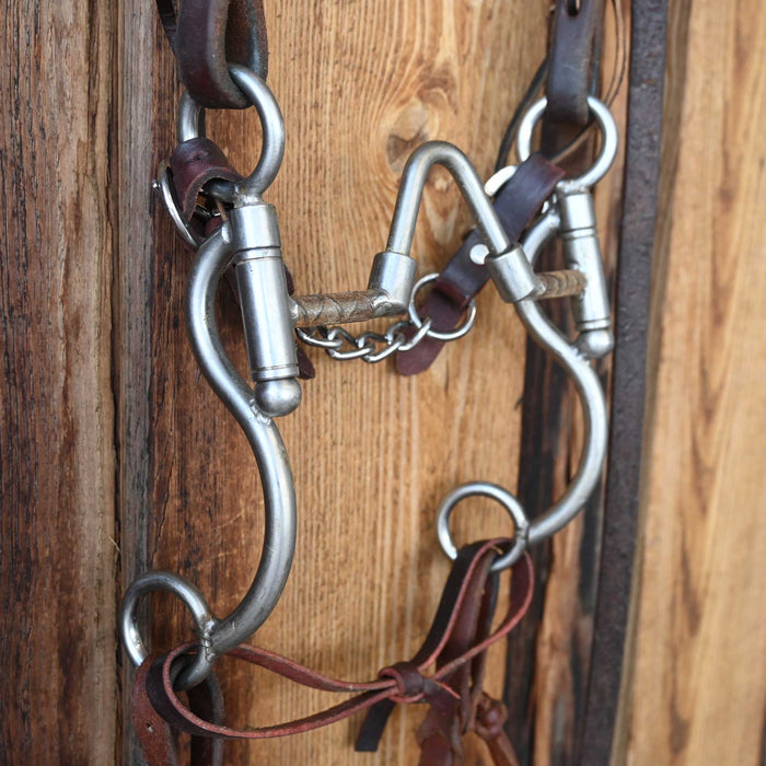 "Horse Bits" Correction Bridle Rig w/Split Ear Headstall