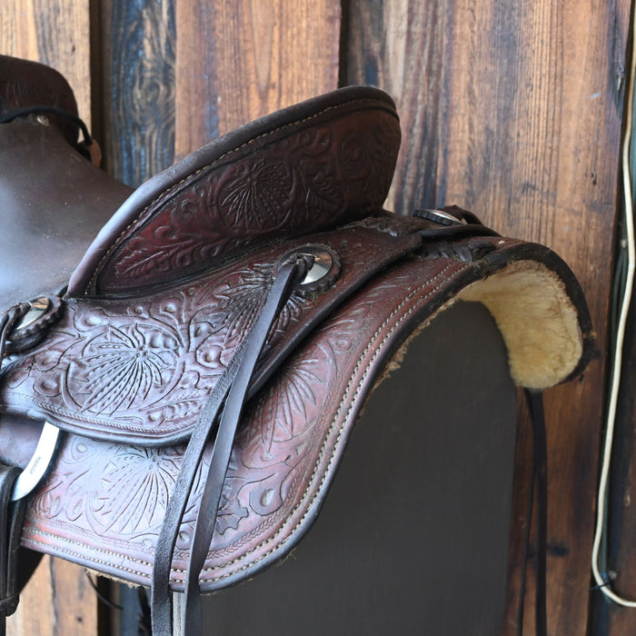 15.5" USED STEVENSON RANCH SADDLE Saddles - Used Stevenson