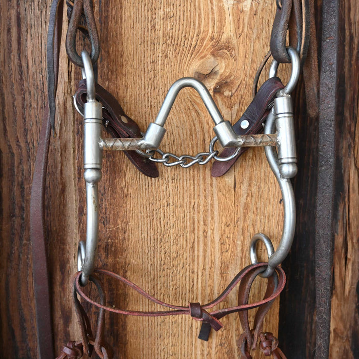 "Horse Bits" Correction Bridle Rig w/Split Ear Headstall