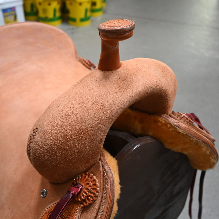 16" TESKEY'S PRO CUTTER RANCH CUTTER SADDLE Saddles - New Teskey's Saddlery