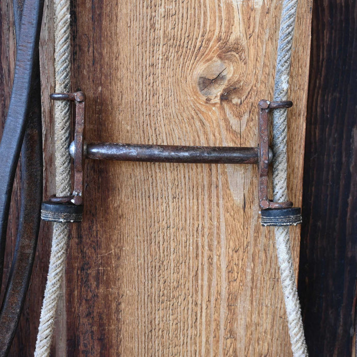 Lariat Sliding Gag Mullen Bridle Rig w/Split Ear Headstall