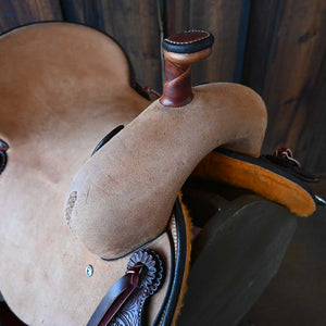 15" TESKEY'S PRO CUTTER RANCH CUTTER SADDLE Saddles Teskey's Saddlery