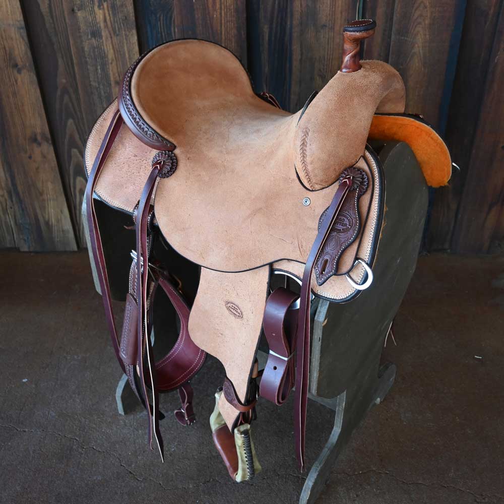 15" TESKEY'S PRO CUTTER RANCH CUTTER SADDLE Saddles TESKEY'S SADDLERY LLC