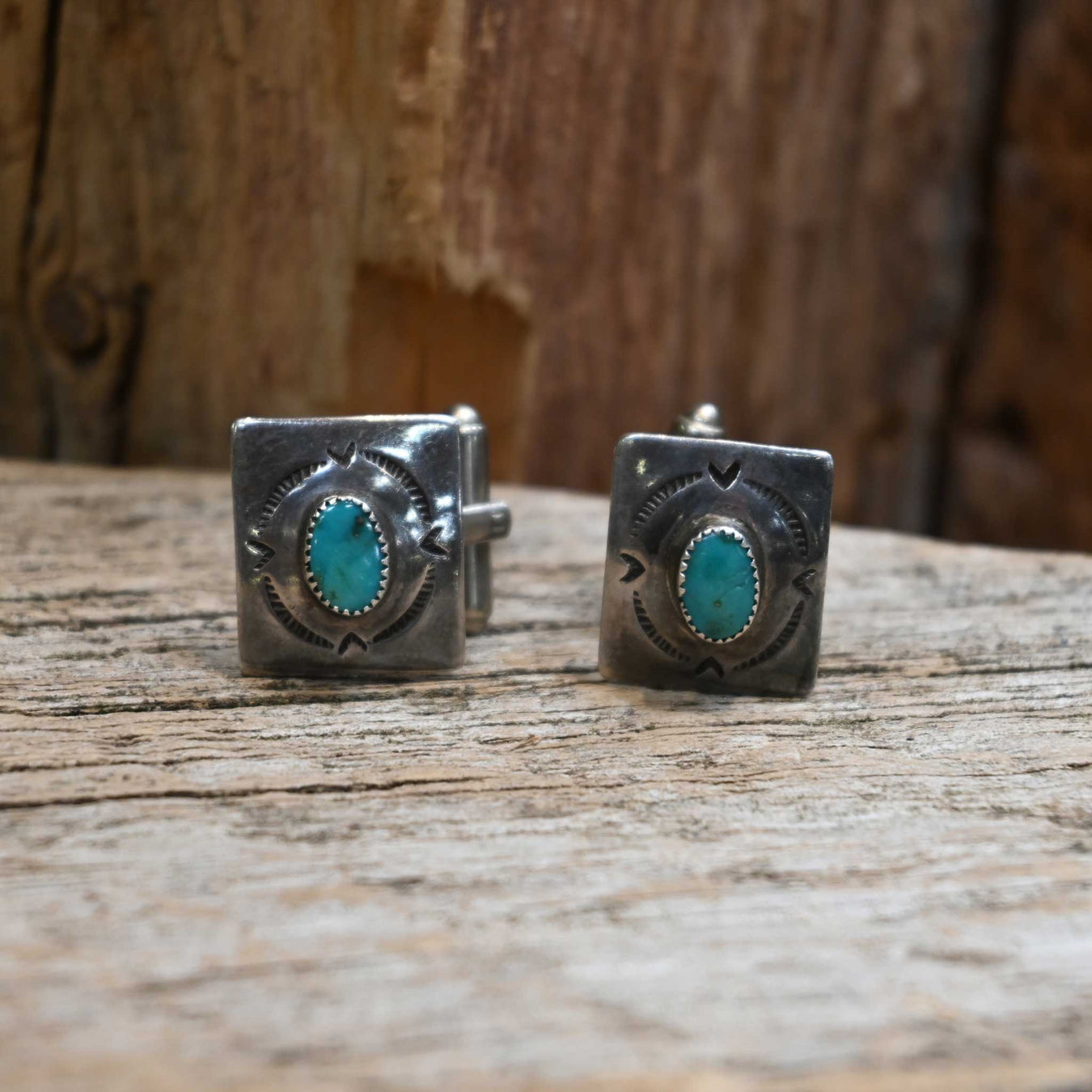 Vintage Turquoise Cuff Links MEN - Accessories - Jewelry & Cuff Links misc