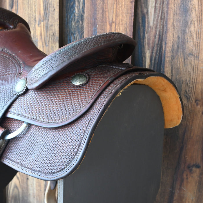 15.5" USED SEAN RYON REINING SADDLE Saddles - Used SEAN RYON