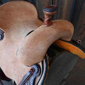 15" TESKEY'S PRO CUTTER RANCH CUTTER SADDLE Saddles TESKEY'S SADDLERY LLC