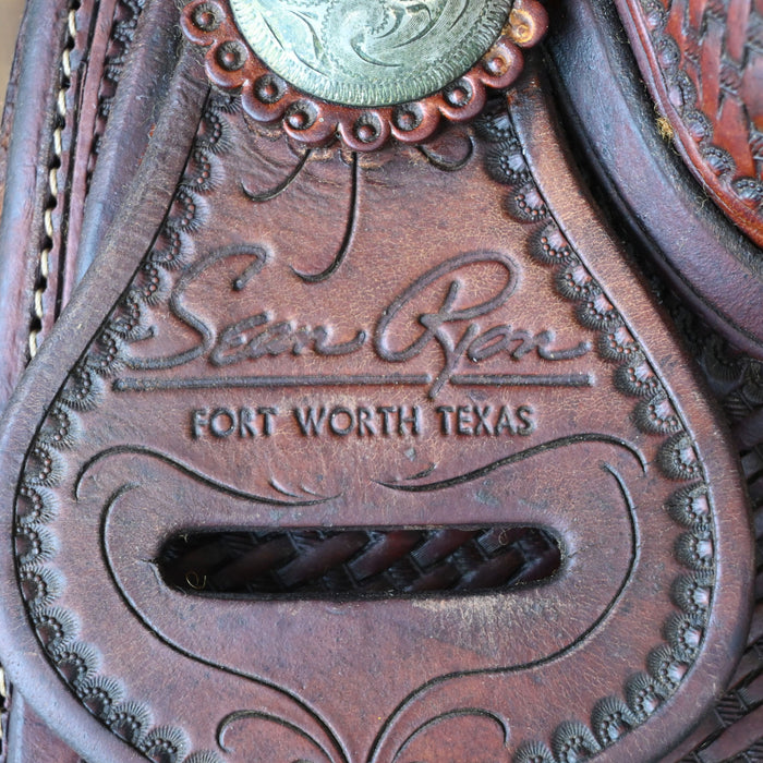 15.5" USED SEAN RYON REINING SADDLE Saddles - Used SEAN RYON