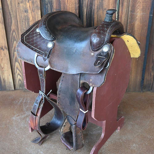 14" USED BIG G ROPING SADDLE Saddles - Used Big G Saddles