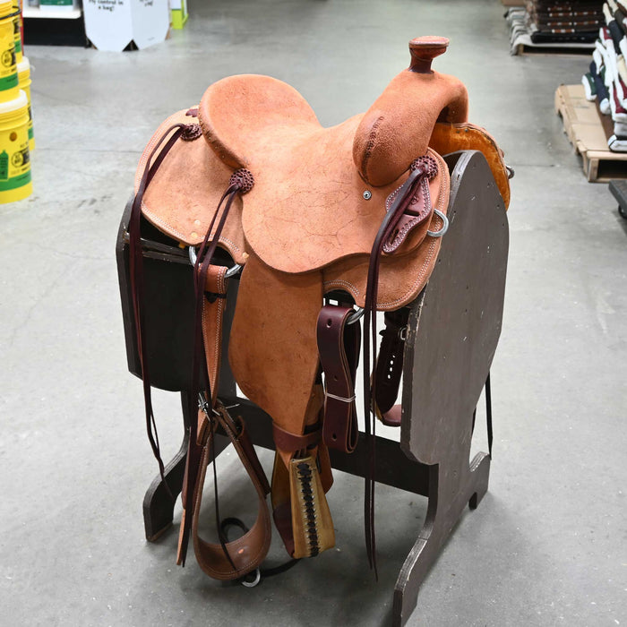 13" TESKEY'S STRIP DOWN RANCH SADDLE
