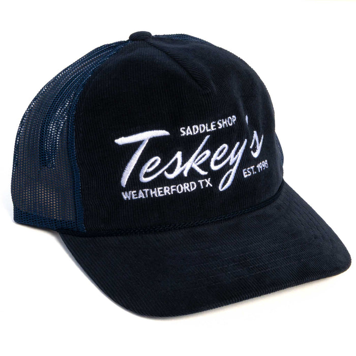 Teskey's Embroidery Troutdale Cap - Solid Navy