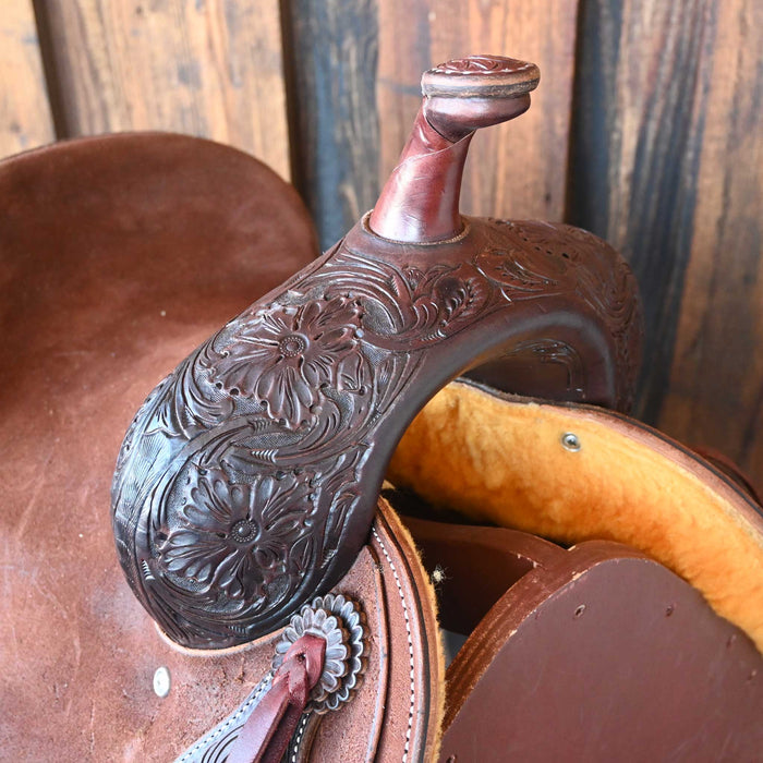12.5" JEFF SMITH JUNIOR BUSTER WELCH CUTTING SADDLE