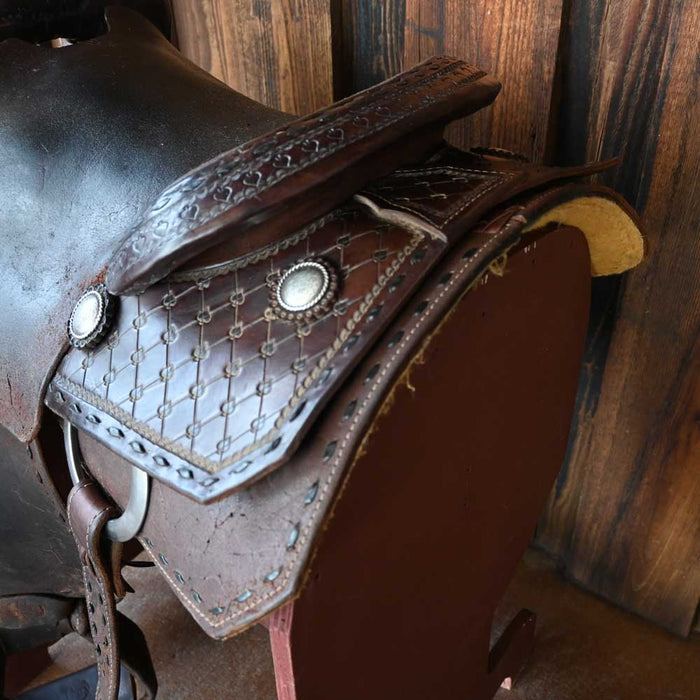 14" USED BIG G ROPING SADDLE Saddles - Used Big G Saddles