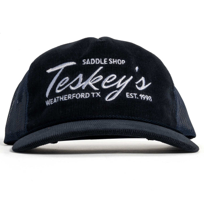 Teskey's Embroidery Troutdale Cap - Solid Navy