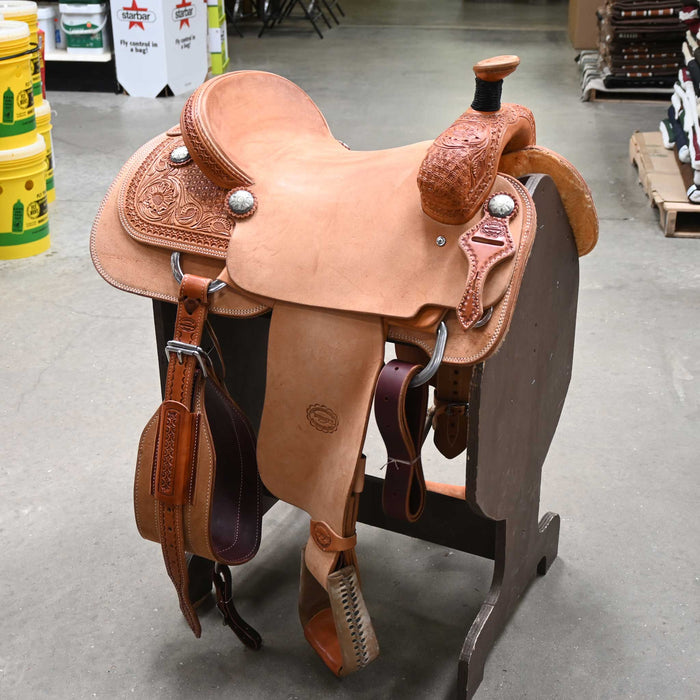 16" TESKEY'S TEAM ROPING SADDLE